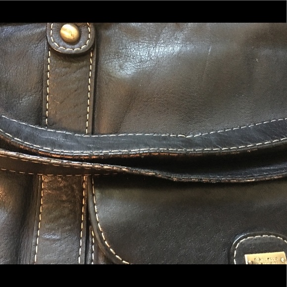 Genuine leather shoulder bag - Picture 5 of 7